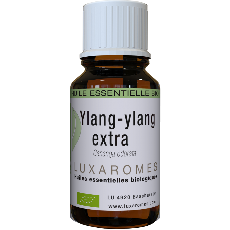 Huile essentielle ylang ylang extra bio au meilleur prixLuxaromes